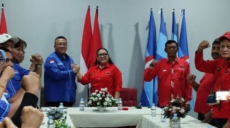 PDIP-Demokrat Gunungkidul Resmi Berkoalisi, Restoran Mantan Bupati jadi Saksi