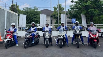 Cegah Kecelakaan di Jalan Raya! Astra Motor Yogyakarta Gelar Pelatihan Safety Riding untuk Generasi Muda