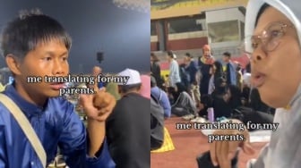 Viral! Anak Ini Jadi Penerjemah Bahasa Isyarat untuk Orang Tua agar Paham Ceramah Ustaz