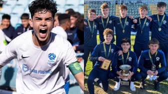 Jadi Kapten Tim, Bek Kiri Timnas Indonesia U-16 Andalan Nova Arianto Raih Juara di Australia