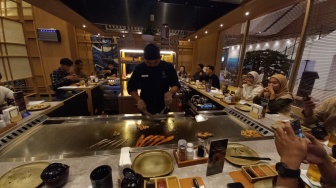 Biar Nggak Bingung, Begini Tata Cara Makan di Restoran Teppanyaki