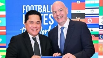 Bertemu Erick Thohir, Presiden FIFA Sanjung Timnas Indonesia Gara-Gara Ini