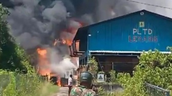 Pembangkit Listrik PLN Selatpanjang Terbakar