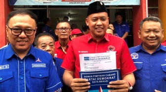 Demokrat-PDIP Resmi Koalisi di Pilkada Kota Bekasi, Siap Kalahkan Heri Koswara-Gus Sholihin