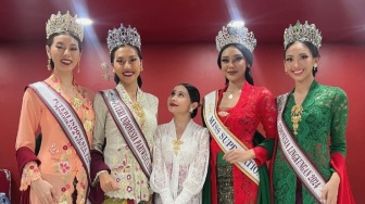 Foto Bareng Puteri Indonesia di Hari Kebaya, Prilly Latuconsina: Tolong Jualan Obat Peninggi Badan Jangan Komen!