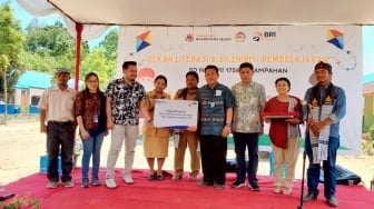 Yayasan Nusantara Sejati dan Bank Rakyat Indonesia Bekerjasama Merevitalisasi SD di Tampahan Kabupaten Toba