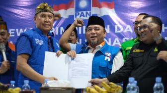 PAN Kasih Surat Rekomendasi untuk Heri Koswara-Gus Sholihin Tarung di Pilkada Kota Bekasi