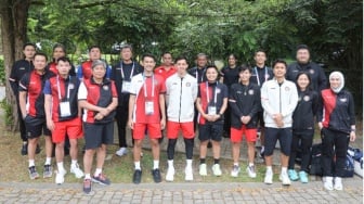 Resmi, Tim Bulutangkis Indonesia Masuki Perkampungan Atlet Olimpiade Paris