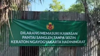 Viral Pantai Sanglen Gunungkidul Ditutup Menggunakan Pagar Tinggi, Ini Penjelasan Pihak Kalurahan