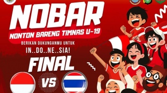 Info Lokasi Nonton Bareng Nobar Timnas Indonesia vs Thailand U-19 di Kabupaten Tangerang, Tak Jauh dari BSD Serpong