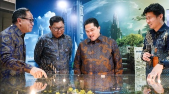 Resmikan Gedung Nawasena Mandiri Corporate University, Erick Thohir: Penyiapan SDM Sangat Penting