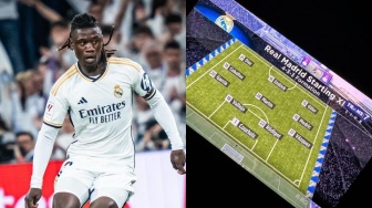 Eduardo Camavinga Bikin Heboh, Nonton Laga Uji Coba Real Madrid vs AC Milan dari Siaran Televisi Indonesia