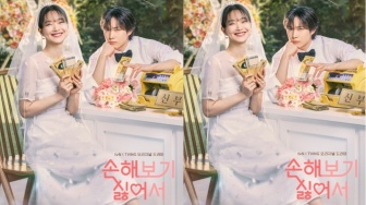 Shin Min Ah dan Kim Young Dae Panen Cuan di Poster Drama Korea 'No Gain, No Love'