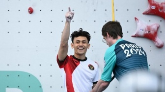 Sosok Veddriq Leonardo, Atlet Panjat Tebing Sabet Emas Pertama buat Indonesia di Olimpiade Paris 2024