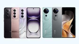 Perbandingan Vivo V40 Pro vs Oppo Reno 12 Pro, Battle HP Kelas Premium