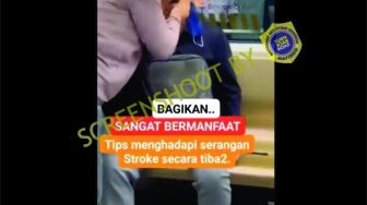 Cek Fakta: Tekan Bagian Bawah Hidung Efektif Tangani Stroke, Benarkah?