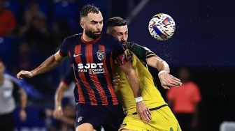 Jordi Amat Cetak Gol, JDT Mengamuk dan Bantai Kedah Darul Aman