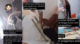 Heboh Dugaan Kekerasan Anak di Daycare Pekanbaru, Kaki dan Mulut Dilakban