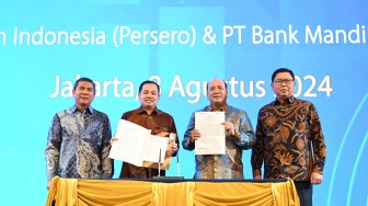 Dorong Pengembangan Infrastruktur, Bank Mandiri Perkuat Kemitraan dengan Pelindo