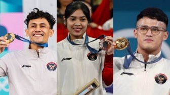 Beda Hadiah Trio Medalis Indonesia di Olimpiade Paris: Veddriq Leonardo vs Gregoria Mariska Tunjung vs Rizki Juniansyah