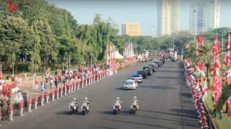 LIVE STREAMING: Prosesi Kirab Bendera Merah Putih dan Teks Proklamasi ke Ibu Kota Nusantara