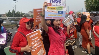 Koalisi Sipil Desak DPR: Sahkan RUU PPRT yang Terbengkalai 20 Tahun, Foto Puan Maharani Jadi Simbol