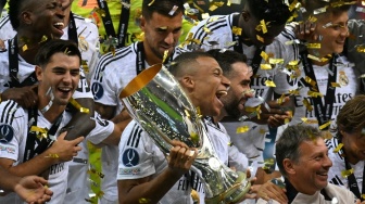 Hasil Real Madrid vs Atalanta: Mbappe Cetak Gol Debut, Los Blancos Juara Piala Super Eropa 2024