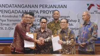 Krakatau Steel Suplai Pipa Baja untuk Proyek Pipa Transmisi Gas Bumi Cirebon-Semarang Tahap II