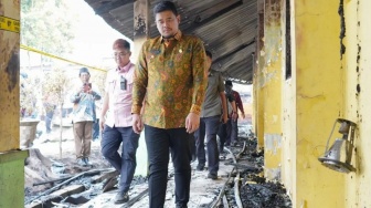 Bobby Nasution Perintahkan Perbaikan Cepat 6 Ruangan SMPN 20 Medan yang Terbakar