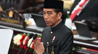 Momen Jokowi Sampaikan Pidato Kenegaraan Terakhirnya sebagai Presiden di Sidang Tahunan MPR