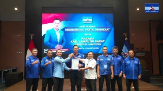 Parosil Mabsus-Mad Hasnurin Bakal Melawan Kotak Kosong di Pilkada Lampung Barat 2024