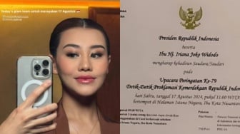 Pakai Kebaya Coklat, Cantiknya Aaliyah Massaid Hadiri Perayaan HUT RI Ke-79 di IKN