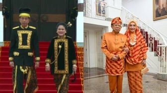 Bak Langit Bumi, Beda Makna Baju Adat Jokowi vs Ma'ruf Amin Saat Upacara 17 Agustus di IKN