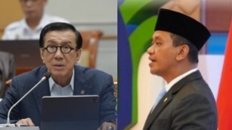 Benarkah Yasonna Laoly Bakal Digeser Jokowi Besok, Bahlil Jadi Menteri ESDM?