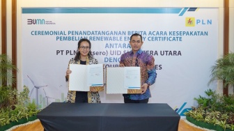 Dukung Green Industry, PLN Salurkan 275 Ribu Unit REC ke PT Agincourt Resources di Medan