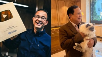 Bak Bumi dan Langit, Beda Penghasilan YouTube Anies Baswedan vs Prabowo Subianto