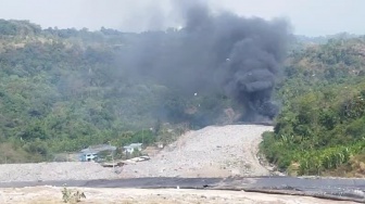 Kebakaran Kembali Melanda TPA Jatibarang Semarang, Zona 4 Hangus Dilalap Api