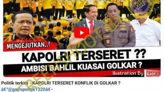 Cek Fakta: Kapolri Listyo Sigit Prabowo Terseret Ambisi Bahlil untuk Kuasai Golkar, Benarkah?