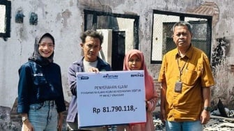 Korban Kebakaran di Kraksaan Probolinggo Dapat Asuransi Rp 81 Juta