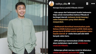 Raditya Dika Anak Siapa? Jarang Ngomong Politik Ternyata Anak Mantan Anggota DPR