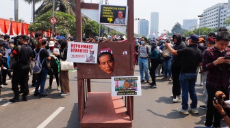 Yang Tersisa usai Demo Tolak RUU Pilkada di DPR Kemarin: Volume Sampah Capai 17,4 Ton