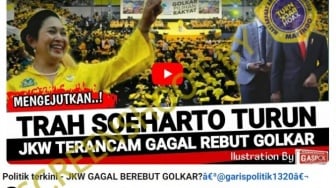 Cek Fakta: Trah Soeharto Turun, Jokowi Gagal Rebut Golkar