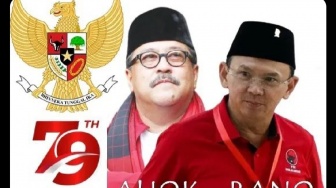 Heboh Poster Ahok-Rano Karno Duet di Pilkada Jakarta, PDIP Bilang Begini