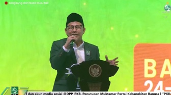 Tebar Ultimatum di Muktamar Bali, Caki Imin: Yang Coba Ganggu PKB Berarti Ganggu Konstitusi Negara