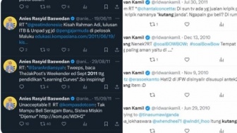 Beda Kelas Cuitan Lawas Ridwan Kamil dan Anies Baswedan: Bahas Bra vs Pendidikan