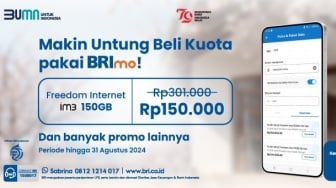 Makin Mudah dan Banyak Promo, Beli Pulsa/Paket Data Kini Bisa lewat Mobile Banking BRImo