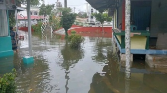 Banjir Rendam 13 Lokasi di Kota Pariaman, Pohon Tumbang Rusak Rumah Warga