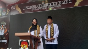 Resmi! KPU Tetapkan Eva-Deddy Nakhodai Bandar Lampung 5 Tahun ke Depan