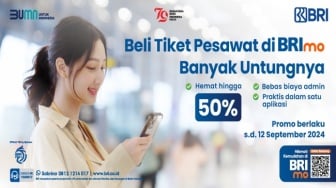 Beli Tiket Pesawat via Mobile Banking BRImo Sekarang, Lagi Ada Cashback 50%