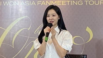 Antusias, Respons Kim Jiwon Diminta Cicipi Ayam Betutu Jelang Fan Meeting